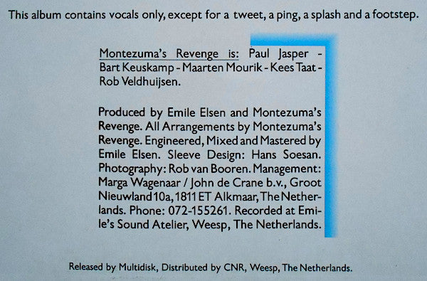Montezuma's Revenge : Montezuma's Revenge (LP, Album)