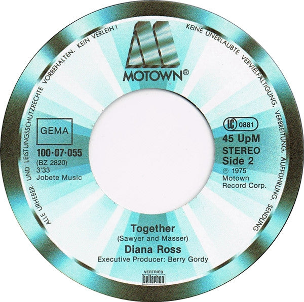 Diana Ross : It's My Turn (7", Single)