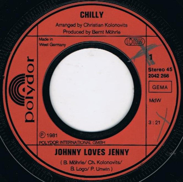 Chilly : Johnny Loves Jenny (7", Single)