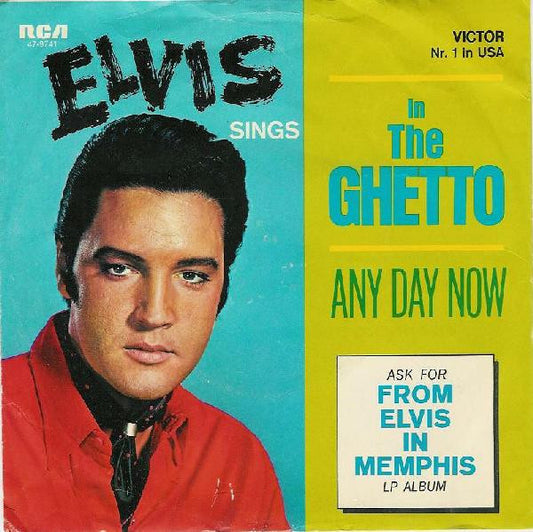 Elvis Presley : In The Ghetto (7", Single)