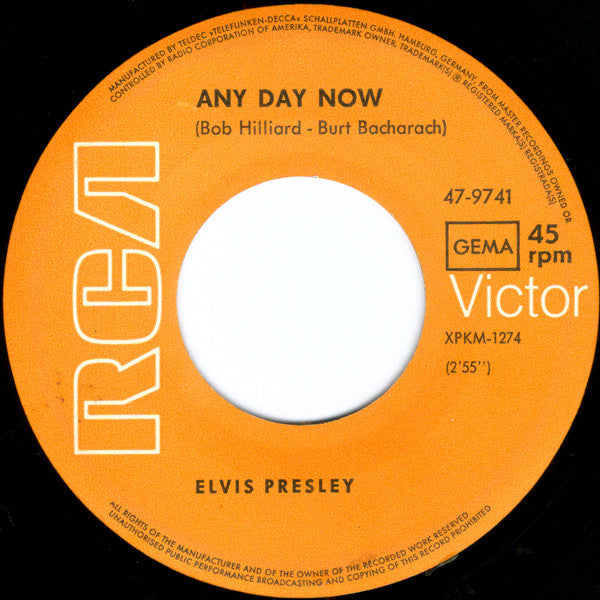 Elvis Presley : In The Ghetto (7", Single)