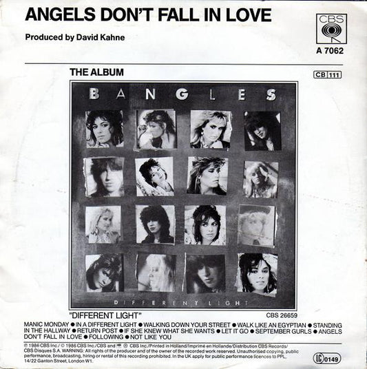 Bangles : If She Knew What She Wants (7", Single, Cap)