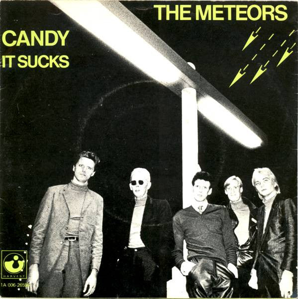 The Meteors : Candy (7", Single, Yel)