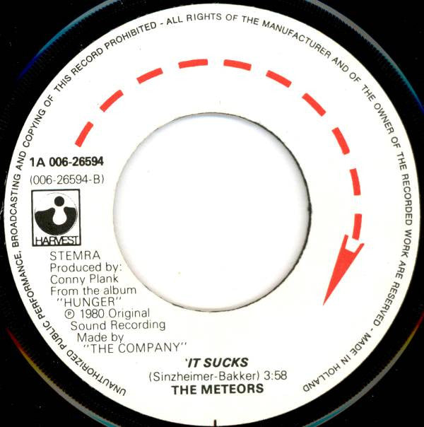 The Meteors : Candy (7", Single, Yel)