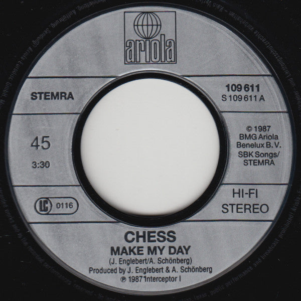 Chess (4) : Make My Day (7", Single)