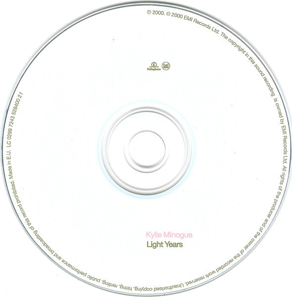 Kylie Minogue : Light Years (CD, Album)