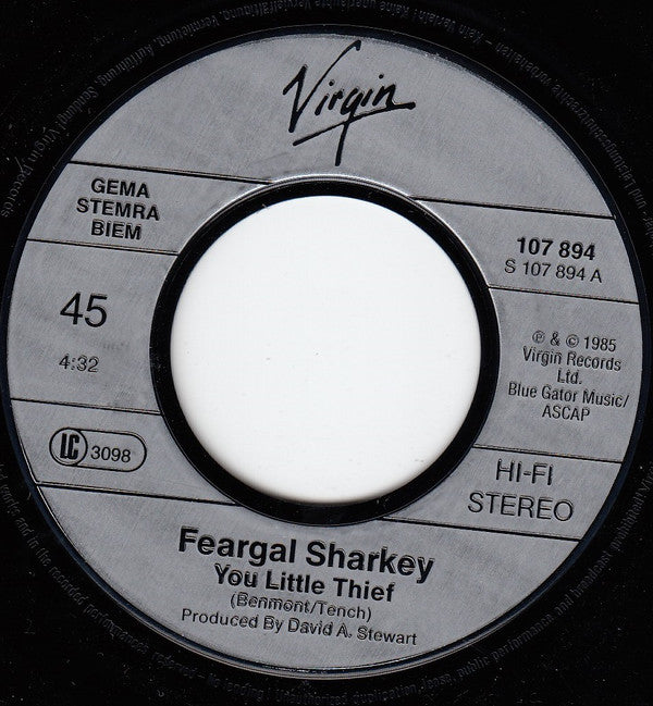 Feargal Sharkey : You Little Thief (7", Single)