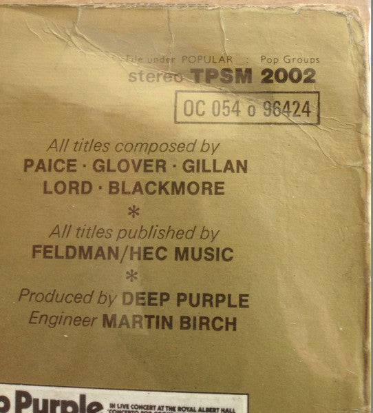 Deep Purple : 24 Carat Purple (LP, Comp)