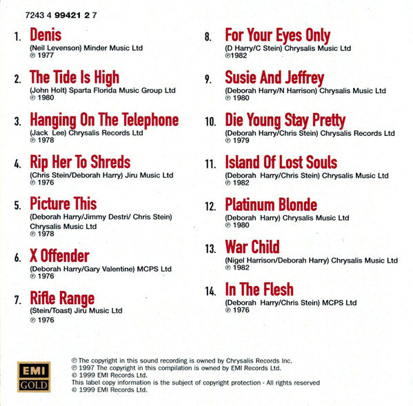 Blondie : The Essential Collection (CD, Comp, RE)