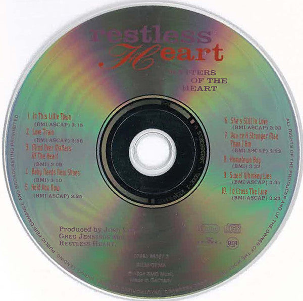 Restless Heart : Matters Of The Heart (CD, Album)