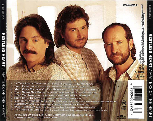Restless Heart : Matters Of The Heart (CD, Album)