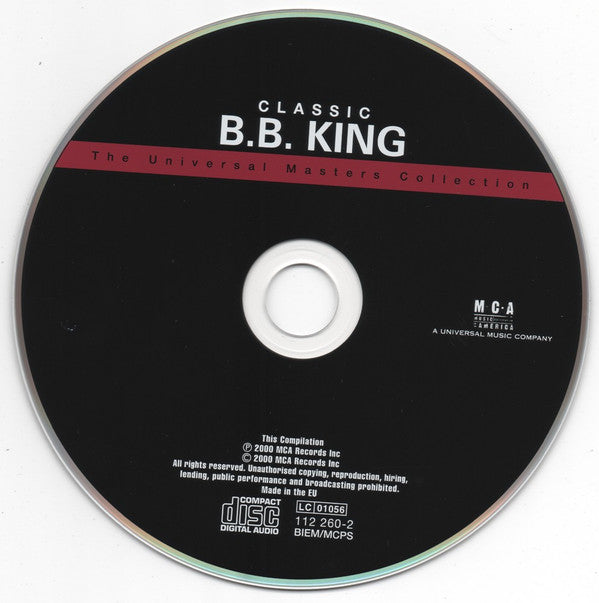 B.B. King : Classic B.B. King (CD, Comp, RM)