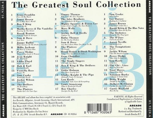 Various : The Greatest Soul Collection (3xCD, Comp)