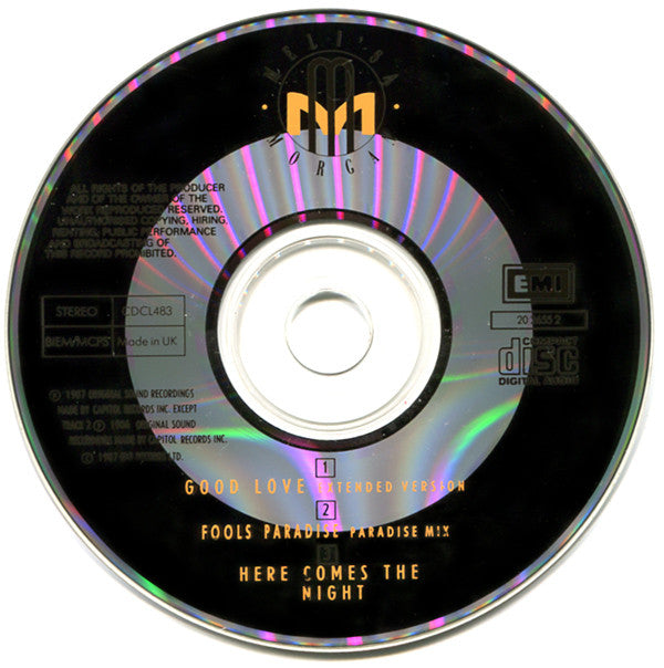 Meli'sa Morgan : Good Love (Remix) (CD, Maxi)