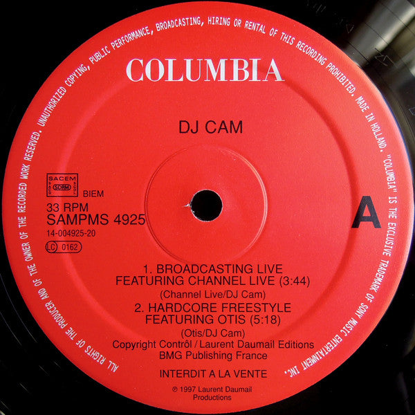 DJ Cam : Sound System EP (12", EP, Promo)
