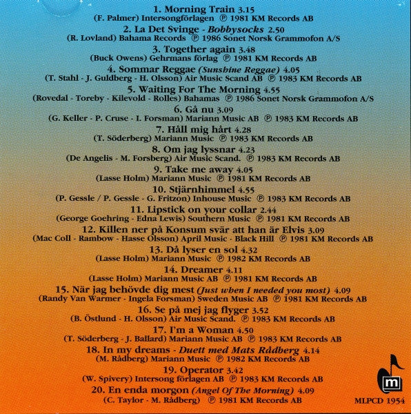 Elisabeth Andreassen : 20 Bästa (CD, Comp)