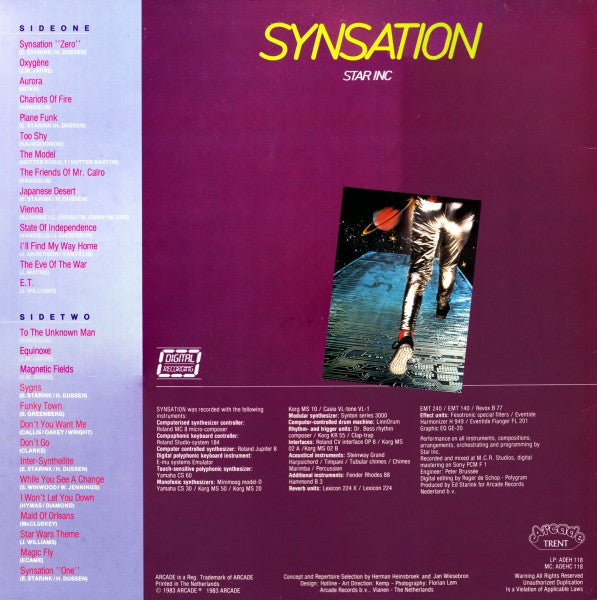 Star Inc. : Synsation (LP, Album)