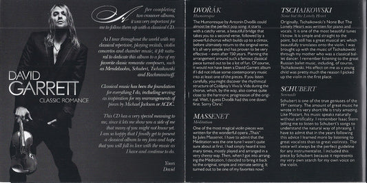 David Garrett (4) : Classic Romance (CD, Album)