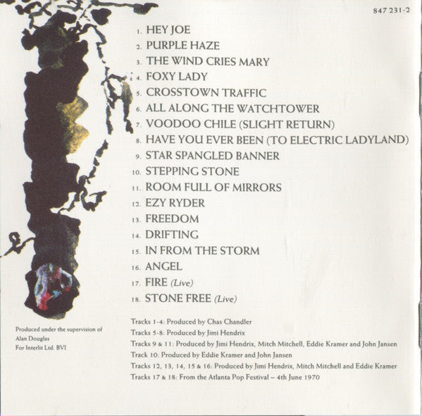 Jimi Hendrix : Cornerstones 1967 - 1970 (CD, Comp)