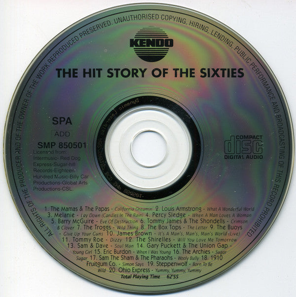 Various : The Hit Story Of The Sixties (CD, Comp)