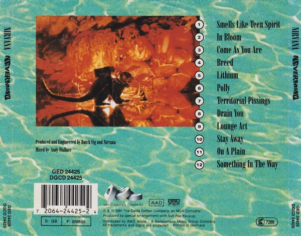 Nirvana : Nevermind (CD, Album, Son)