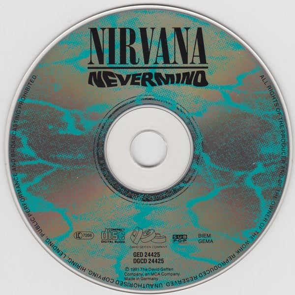 Nirvana : Nevermind (CD, Album, Son)