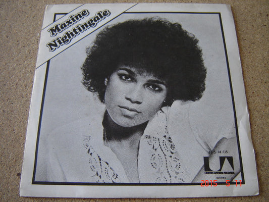 Maxine Nightingale : Right Back Where We Started From (7", Single)