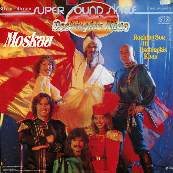 Dschinghis Khan : Moskau / Rocking Son Of Dschinghis Khan (12", Single, Red)