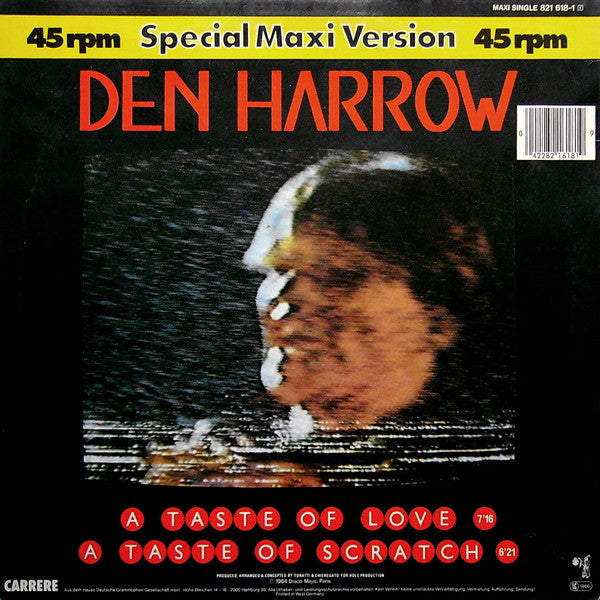 Den Harrow : A Taste Of Love (12", Maxi)