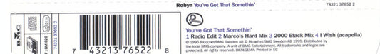 Robyn : You've Got That Somethin' (CD, Maxi)