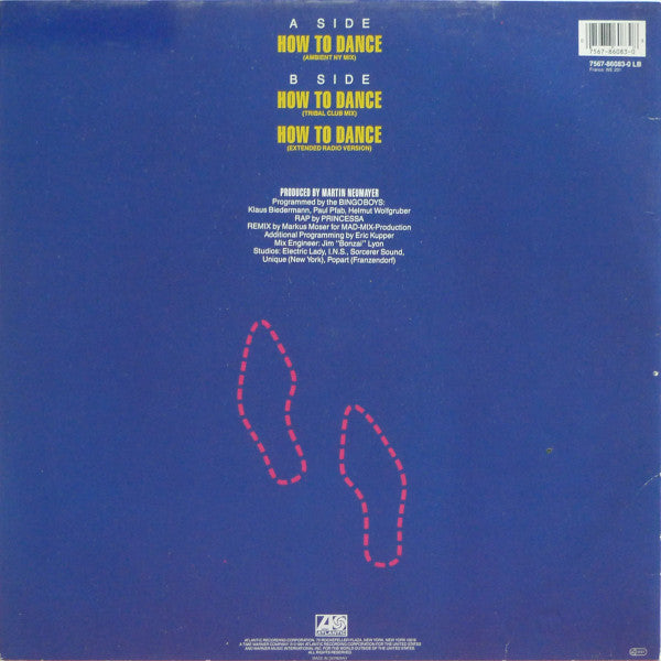 Bingoboys Featuring Princessa (2) : How To Dance (12")