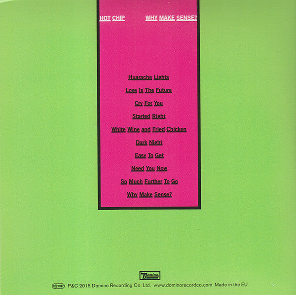 Hot Chip : Why Make Sense? (CD, Album + CD, EP + S/Edition)