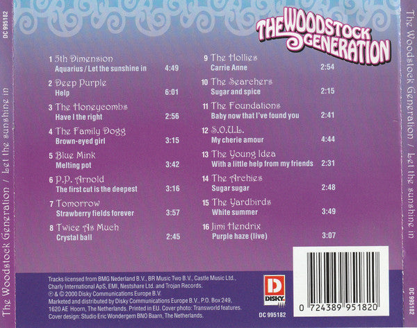 Various : The Woodstock Generation - Let The Sunshine In (CD, Comp)
