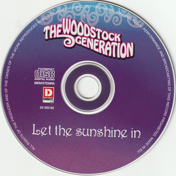 Various : The Woodstock Generation - Let The Sunshine In (CD, Comp)