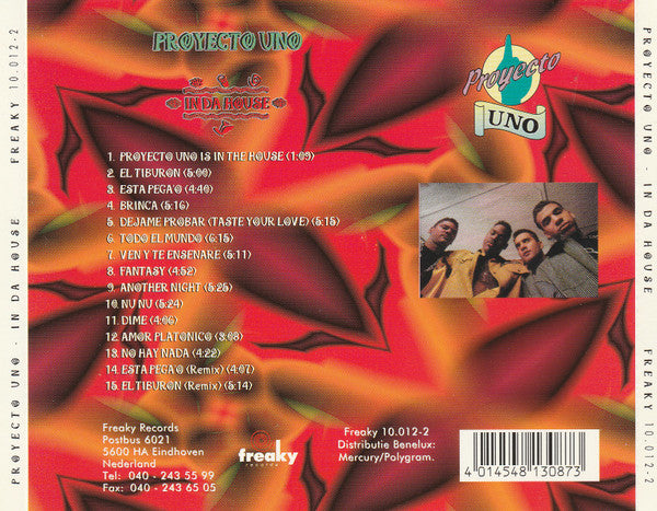 Proyecto Uno : In Da House (CD, Album)