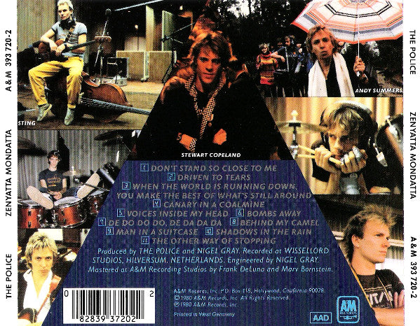 The Police : Zenyatta Mondatta (CD, Album, RE, Pol)