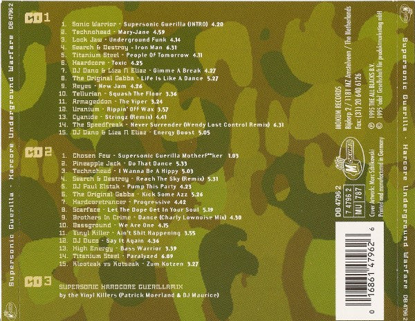 Various : Terrordrome IV - Supersonic Guerilla (Hardcore Underground Warfare) (2xCD, Comp + CD, Mixed)