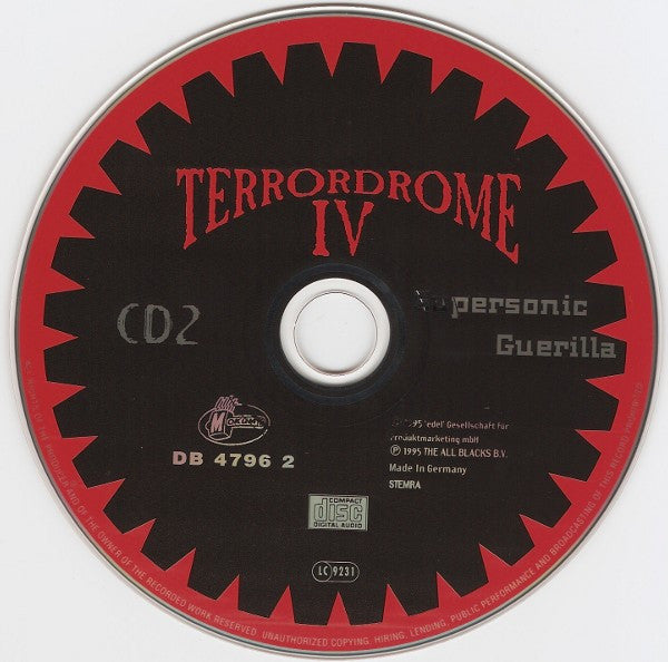 Various : Terrordrome IV - Supersonic Guerilla (Hardcore Underground Warfare) (2xCD, Comp + CD, Mixed)