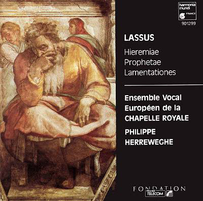 Roland de Lassus - Ensemble Vocal Européen De La Chapelle Royale, Philippe Herreweghe : Hieremiae Prophetae Lamentationes (CD)