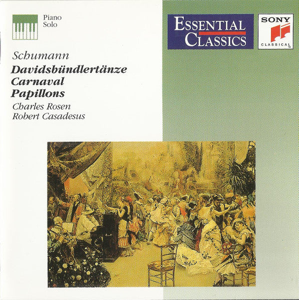 Robert Schumann - Charles Rosen, Robert Casadesus : Davidsbündlertänze - Carnaval - Papillons (CD, Comp)