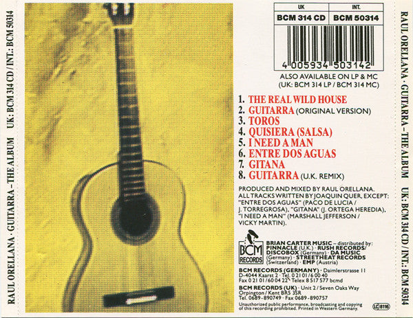 Raúl Orellana : Guitarra - The Album (CD, Album)