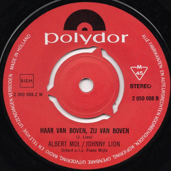 Albert Mol & Johnny Lion : Janneke (7", Single)