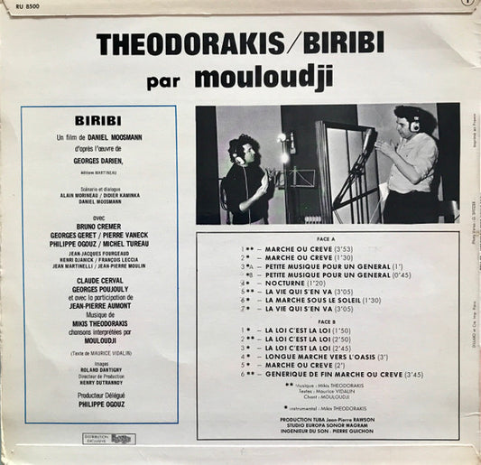 Mikis Theodorakis, Mouloudji : Biribi (LP, Album)