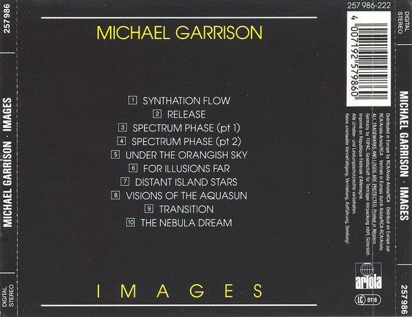Michael Garrison : Images (CD, Album)