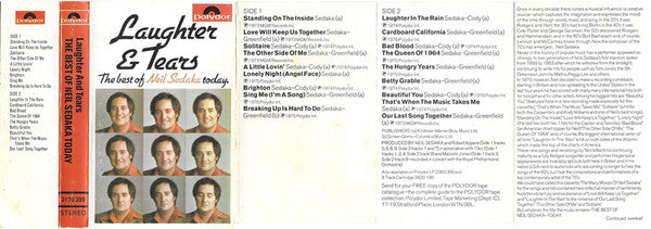 Neil Sedaka : Laughter And Tears: The Best Of Neil Sedaka Today (Cass, Comp)