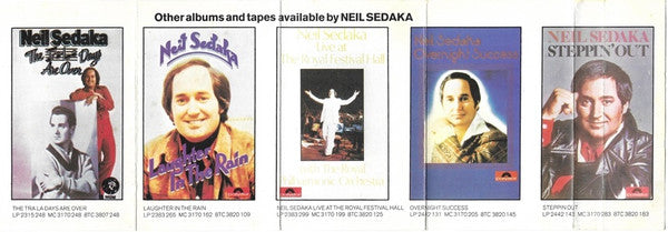 Neil Sedaka : Laughter And Tears: The Best Of Neil Sedaka Today (Cass, Comp)