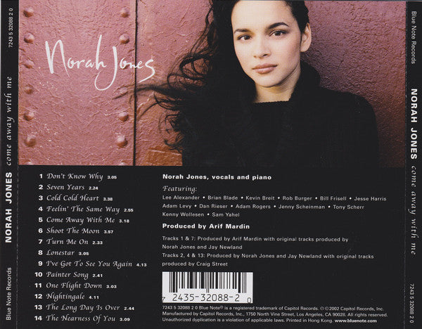 Norah Jones : Come Away With Me (CD, Album)