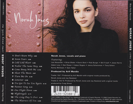 Norah Jones : Come Away With Me (CD, Album)