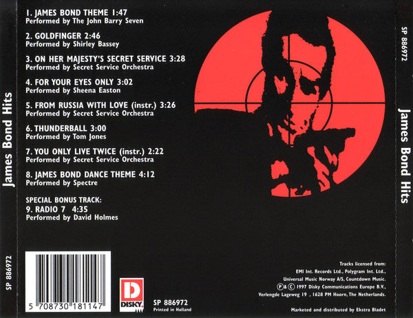 Various : James Bond Hits (CD)