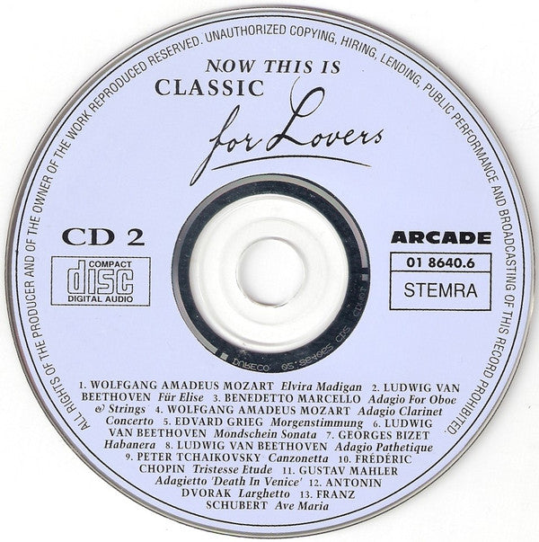 Various : Now This Is Classic For Lovers (2xCD, Comp)